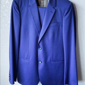 Alexander McQueen Blue Suit 40R